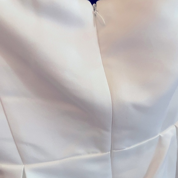 Princess Polly White (Size 12) Strapless Spader Corset After-five Mini Dress - Picture 10 of 12